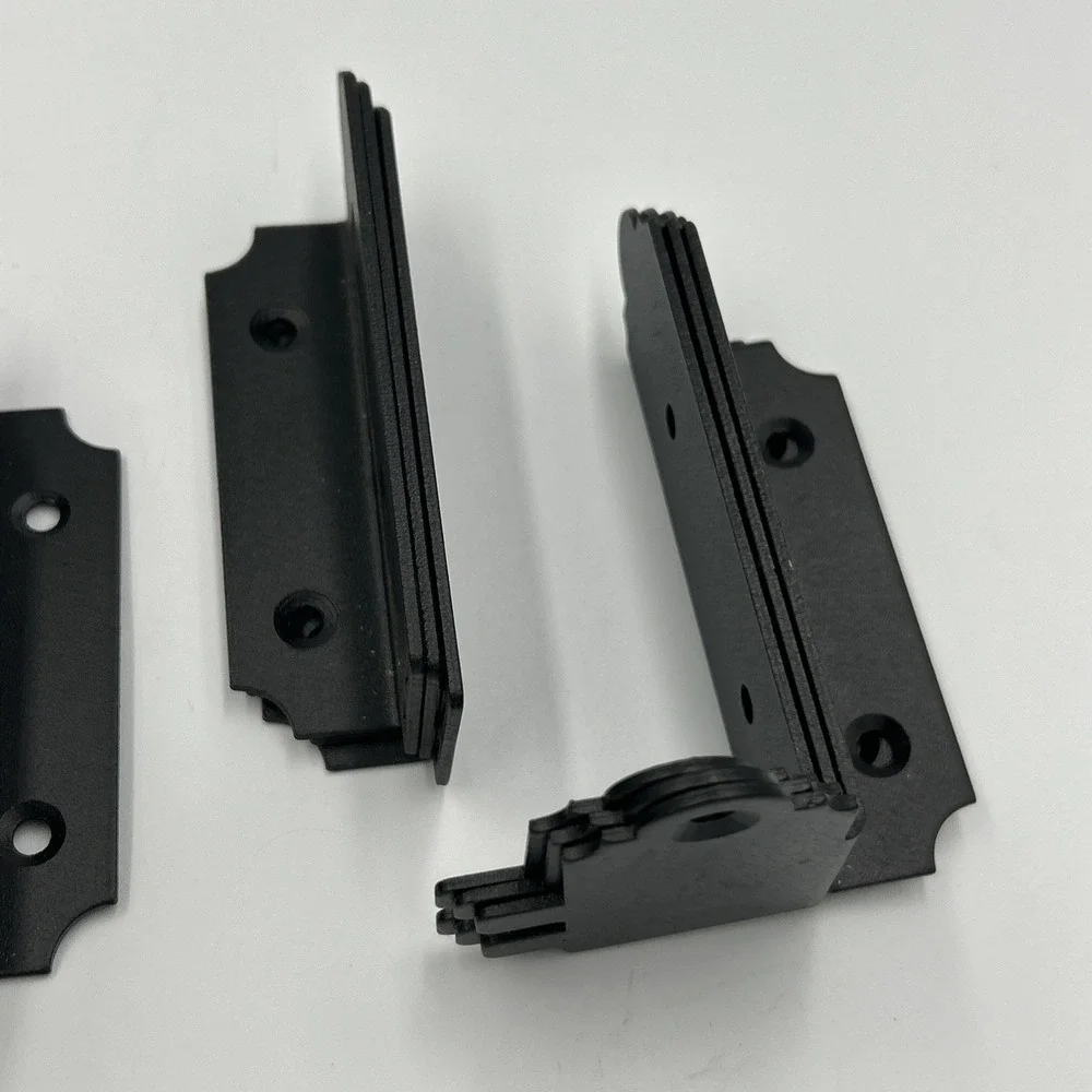 Black Powder Coated Joist Hanger Flush (4 per Pack) 2 Inch